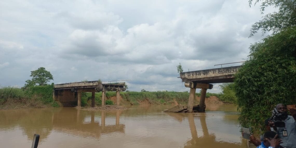 Ukawu community cries for help as Unity Bridge collapses, cutting off vital access