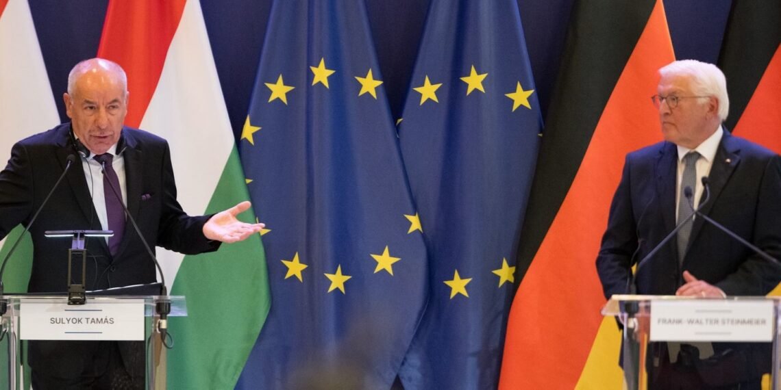 Steinmeier commends Hungary for its contribution to German unity