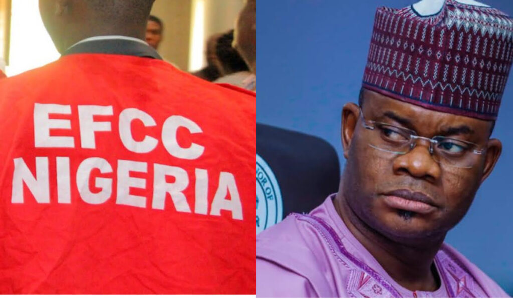 Former Kogi Governor Yahaya Bello evades EFCC arrest again with help of successor