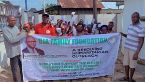 Relief for Isoko Constituents as 400 aged, disabled receive monthly stipends from Rep member