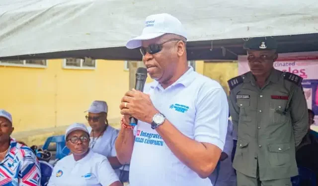 LG boss Jaro Egbo vows to revamp Uwheru Health Centre, support Schools
