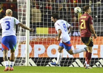 Early Tonali strike gives Italy away win over Belgium