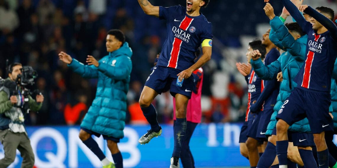 PSG secures narrow 1-0 win over 10-Man Lens