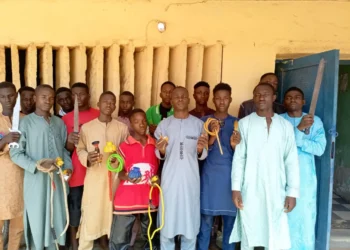 Police crack down on thuggery, arrest 16 suspects, recover dangerous weapons in Bauchi