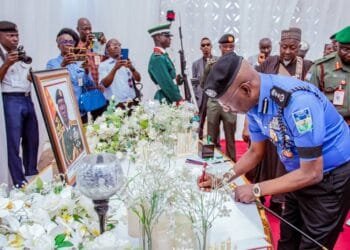 IGP Egbetokun pays condolence visit to Late Lagbaja’s widow