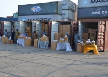 Onne Customs seizes 21 containers of illicit drugs, donkey skins worth N46.840bn