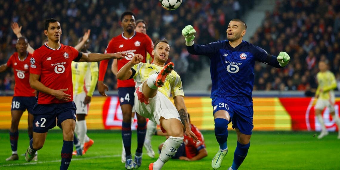 Lille holds Juventus to 1-1 draw in champions league showdown