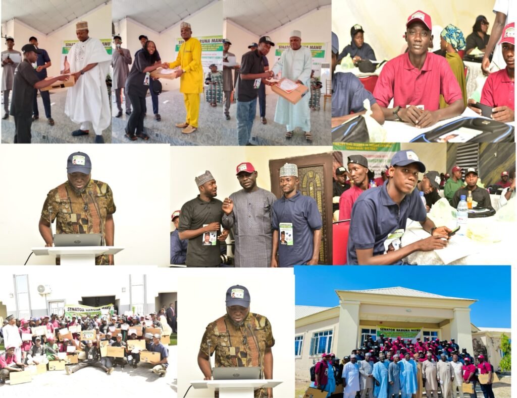 Senator distributes laptops to 500 students through ICT outreach