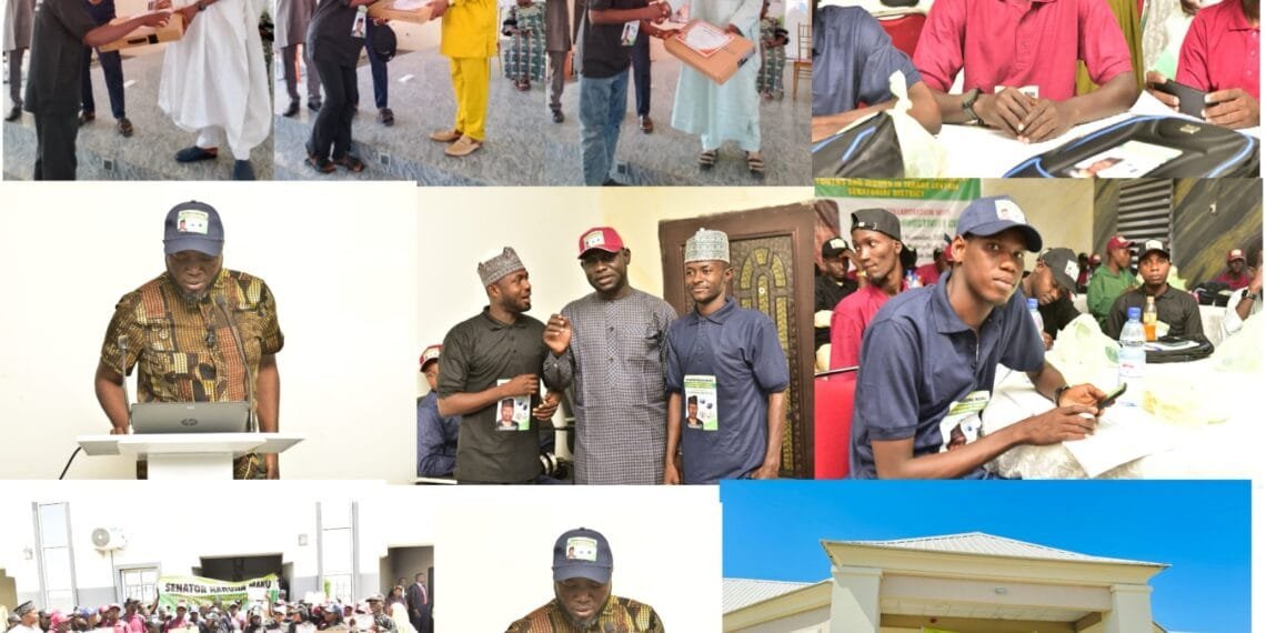 Senator distributes laptops to 500 students through ICT outreach