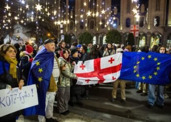 Thousands protest in Georgia ahead of contentious presidential inauguration