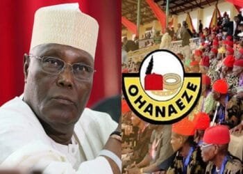 Ohanaeze faults Atiku's endorsement of northern president in 2027