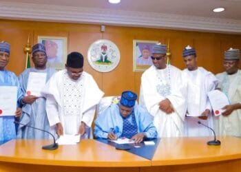 Gombe Governor Inuwa Yahaya signs historic ₦369.9 Bn 2025 budget into law