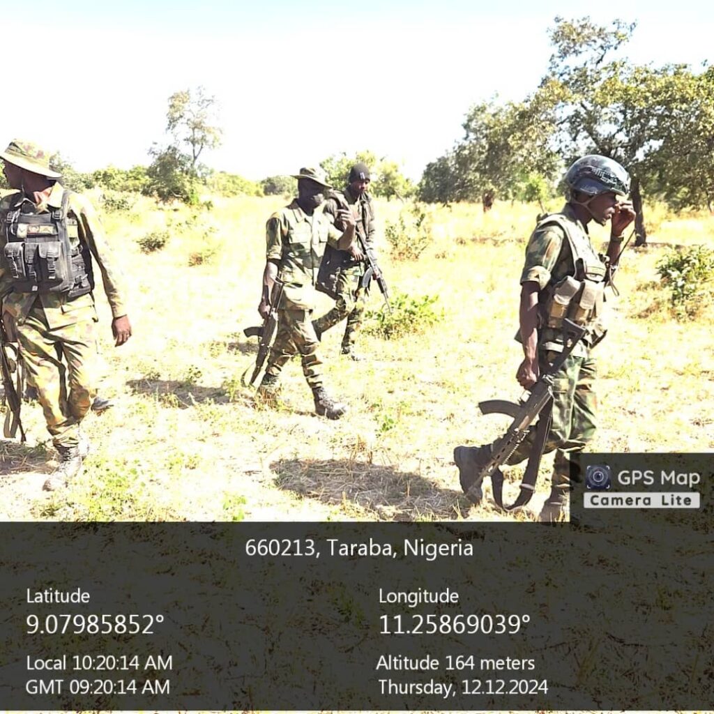 Nigerian Troops foil robbery, rescue kidnap victims in Taraba
