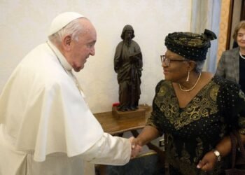 Okonji-Iweala updates Pope Francis on Zayed Award for Human Fraternity