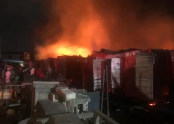 Fire destroys goods worth millions in Lagos market