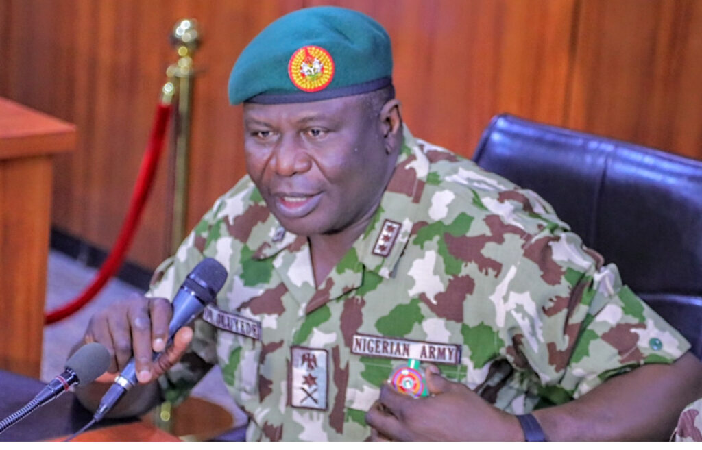 Army Chief Oluyede issues stern warning to criminal elements, pledges better welfare for troops