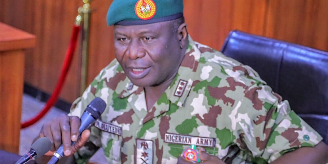 Army Chief Oluyede issues stern warning to criminal elements, pledges better welfare for troops