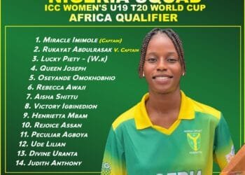 Nigeria unveils squad for women’s U-19 cricket World Cup