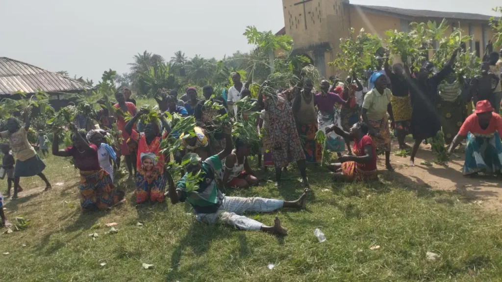 Okuama community protest death of president general, issues 7- day ultimatum to FG