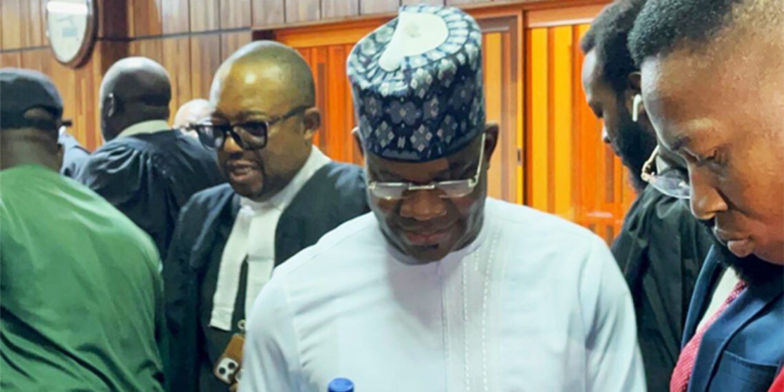 Yahaya Bello pleads not guilty to N80bn money laundering charge