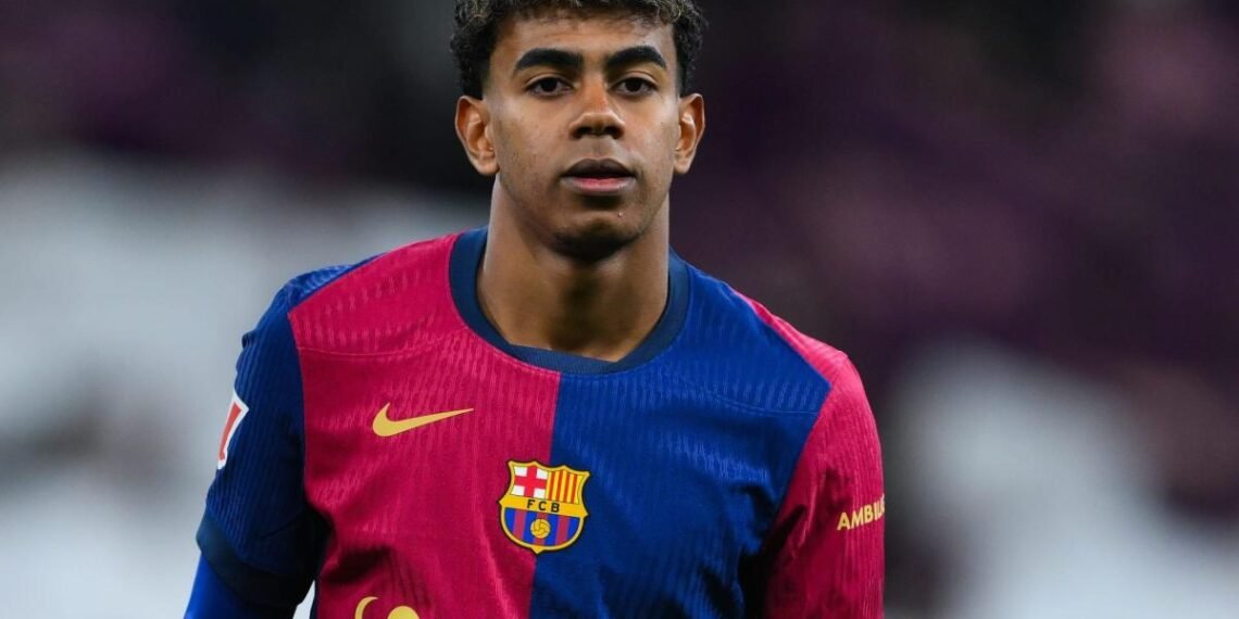 Yamal out on four weeks medical test after Sunday's match.