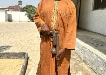 Troops apprehend suspected gunrunner, recover sub-machine gun in Taraba