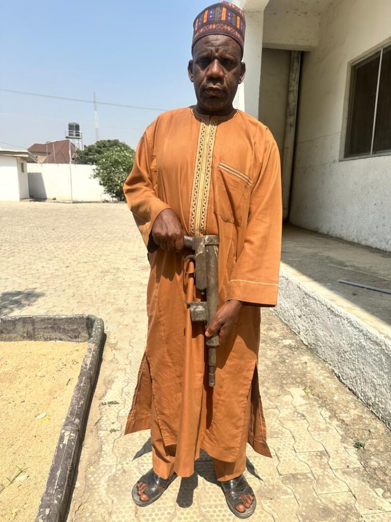 Troops apprehend suspected gunrunner, recover sub-machine gun in Taraba