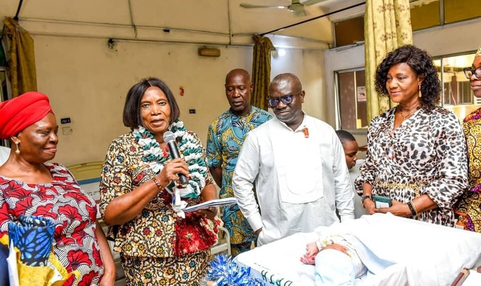 Rivers first Lady welcomes New year babies at UPTH, RSUTH