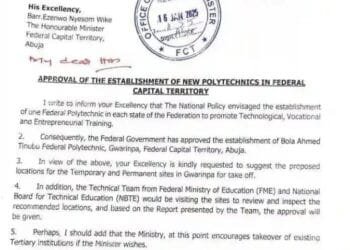 Bola Tinubu Polytechnic Gwarimpa