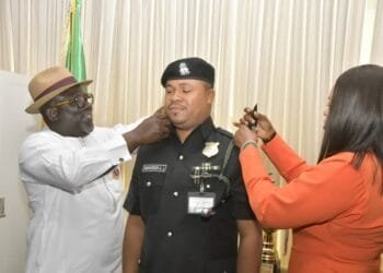 Gov. Oborevwori decorates 7 newly promoted police officers