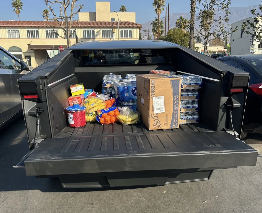 How Tesla's Cybertrucks are aiding Los Angeles with WiFi and relief assistance