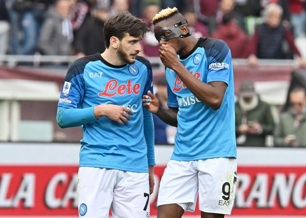 Napoli to lose €70m over delayed Osimhen, Kvara deals