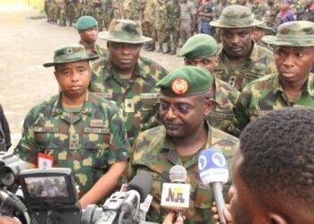 Nigerian Army General lauds troops for boosting Oil production in the Niger Delta