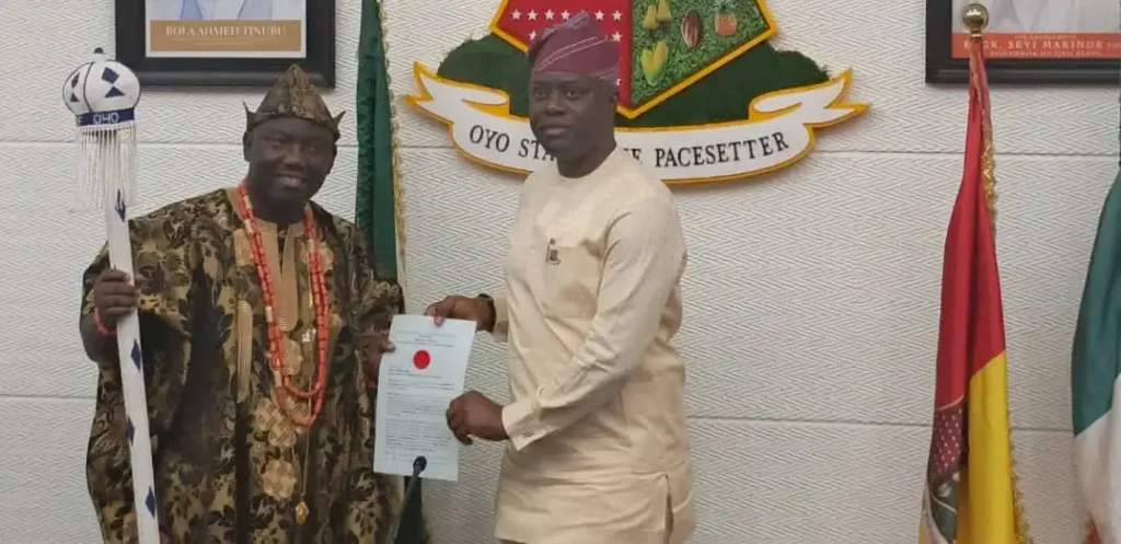 Makinde and Alaafin of Oyo