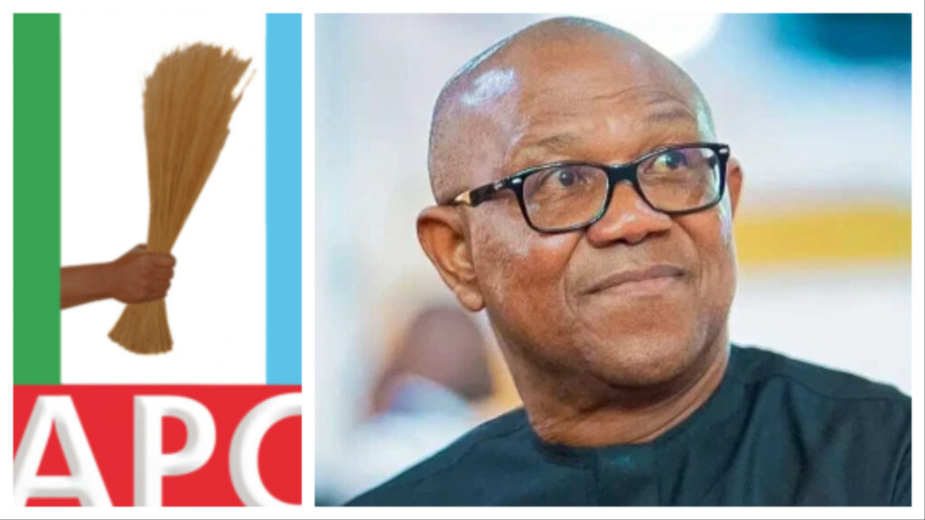 APC slams Peter Obi, labels him "Nigeria's Leading Doomsayer" over new year message