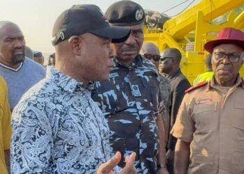 Gov. Mbah visits tragic fuel tanker explosion site in Enugu, pledges immediate action