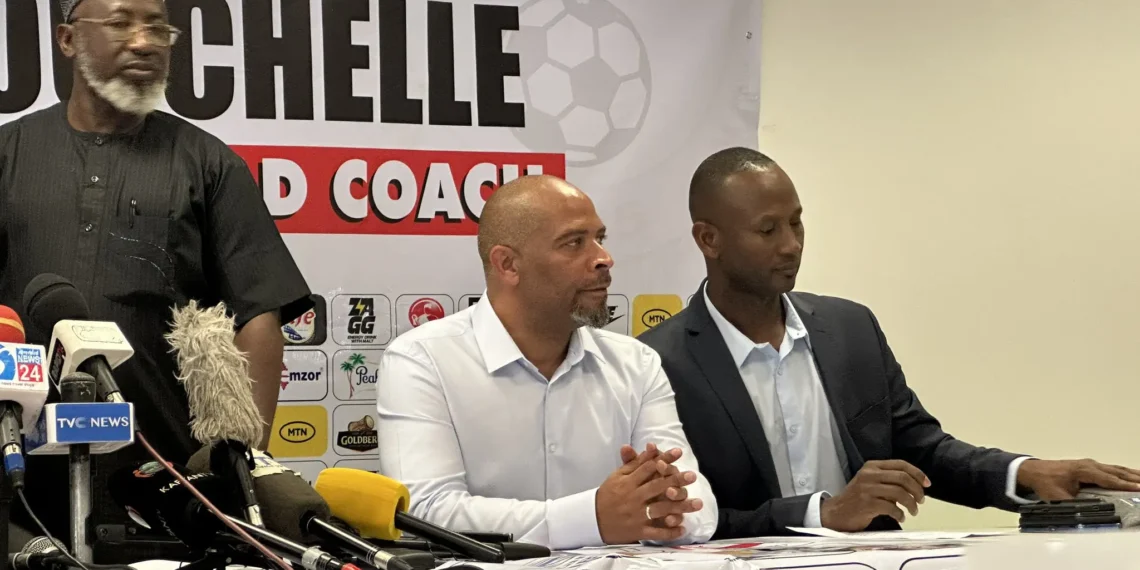NFF unveil Eric Chelle in Abuja