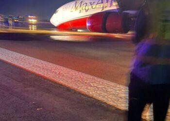 Kano airport runway temporarily shut after Max Air plane had tyre burst