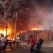 3 buildings, police station destroyed in Lagos fire