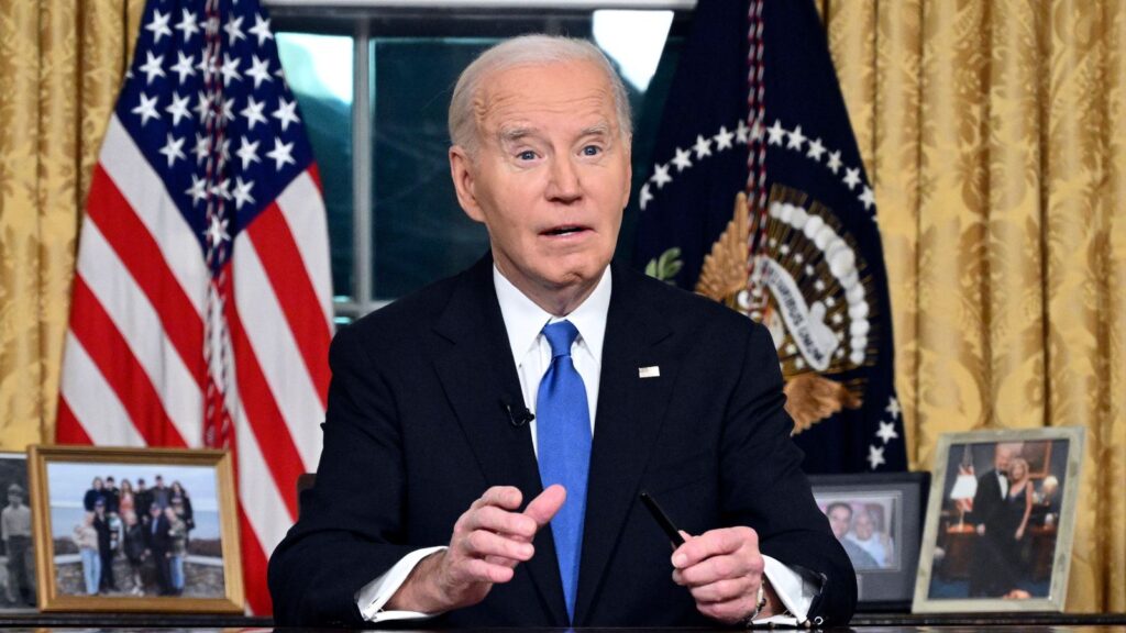 Biden warns of dangers of oligarchy taking shape in US