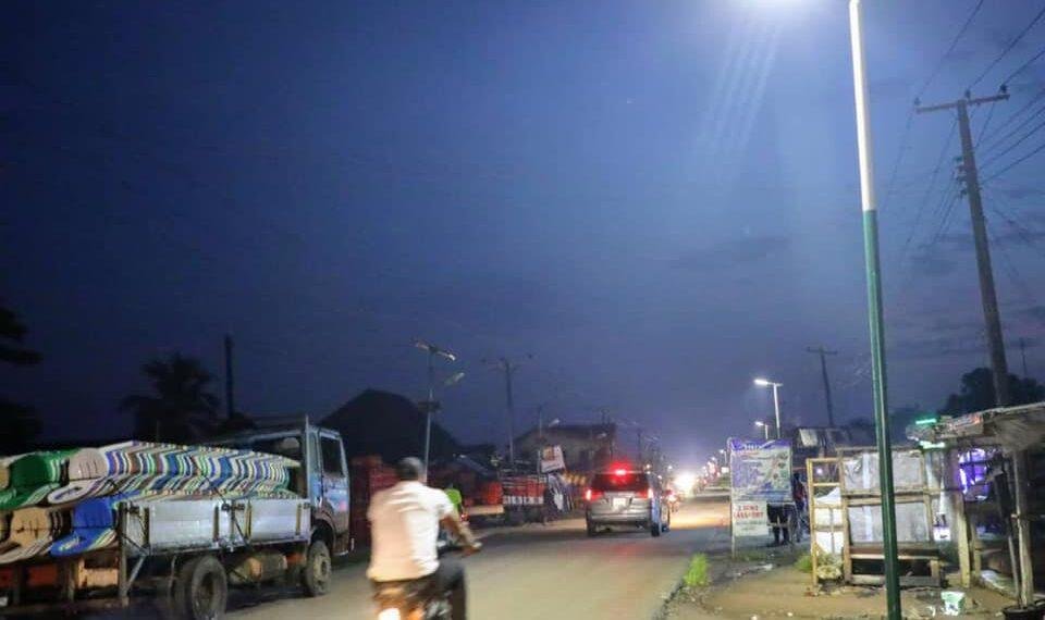 Delta Community excited as Rural Electrification Agency lights up Streets with Solar Power