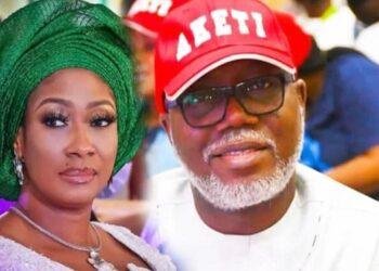 Ondo first lady makes surprise public appearance, in spite rumours of estrangement