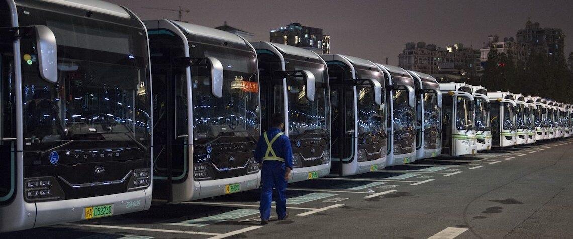 China electric buses