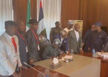 Federal University Ogoni signing ceremony