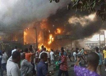 Fire guts Ladipo Market
