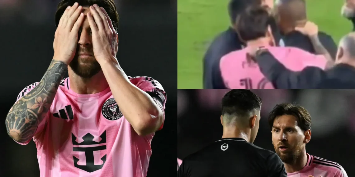 Messi fined after grabbing opposition Coach’s neck in heated MLS clash