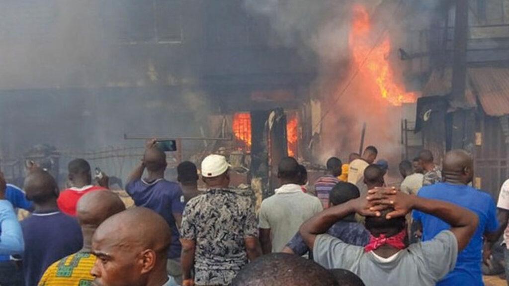 Fire razes popular furniture sales outlet in Oleh