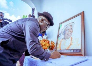 Oborevwori visit EK Clark family