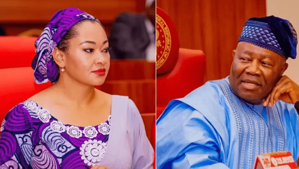 Senate Showdown: Akpabio orders Senator Natasha out amid heated plenary clash