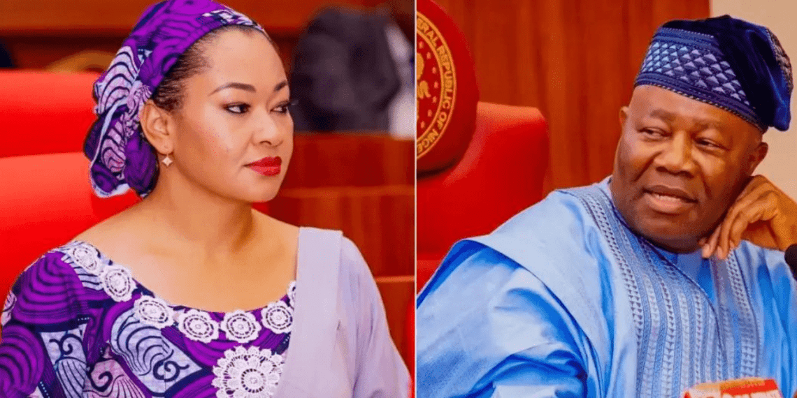 Senate Showdown: Akpabio orders Senator Natasha out amid heated plenary clash